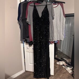 black prom dress